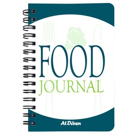 ATDAWN Food Journal/Food Diary/Diet Journal Notebook, 120 pages - 3 1/2" x 5 1/4" Durable Thick Translucent Cover, Wire-O Binding
