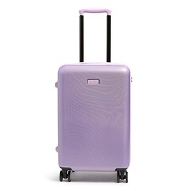 Vera Bradley Women's Hardside Rolling Suitcase Luggage, Purple Shimmer, 22" Carry On