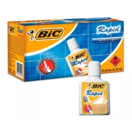 BIC Corrector Bic Liquido Solvente Caja Con 10 Pz De 20 Ml