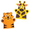 Baker Ross AW642 Jungle Animal Hand Puppet Sewing Kits (Pack
