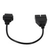 Acouto Cable Conector de diagnóstico, OBD1 de 12 Pines a