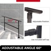 LFGUD 4 to 5 Steps Hand Rails for Outdoor Steps,Stair
