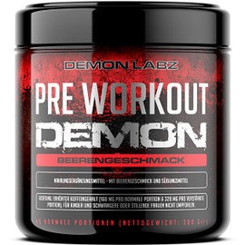 Pre Workout Beast Hardcore Pre Workout Booster with Caffeine, Creatine Monohydrate, Beta Alanine and Glutamine