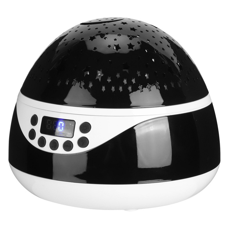 Star Pattern Projection Lamp Remote Control Ambient Rotating Colorful Night