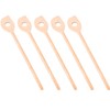 Balna Wooden Cooking Spoon with Hole and Corner Set of
