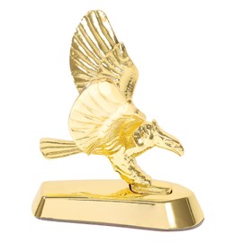 Vaguelly Vivid 3D Eagle Motorbike Hood Decor Badge Statue Car Modification Decor