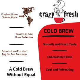 Crazy Fresh Whole Bean Coffee, Light Roast, 2 lbs, Perfecting Coffee Since 1911, Honduran Premium Beans Roasted in Small Batches, Delivered Fresh