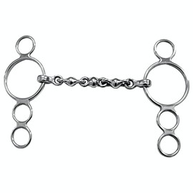 Shires Equestrian - Dutch Gag With Waterford Mouth - S/steel - Size: 51/2
