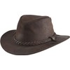 RANDOL'S Unisex's Oiled Suede Hat, Havana, Large