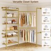 L2 Wall Mounted Closet System, Industrial Pipe Clothing Rack Clothes