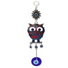 9.3in Blue Evil Eye Owl Pendant Decoration Protection Blessing Lightweight