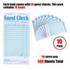 Giyofom Guest Checks Book 10Pack,Server Note Pads,Waitress Accessory Wiring Pads,Restaurant