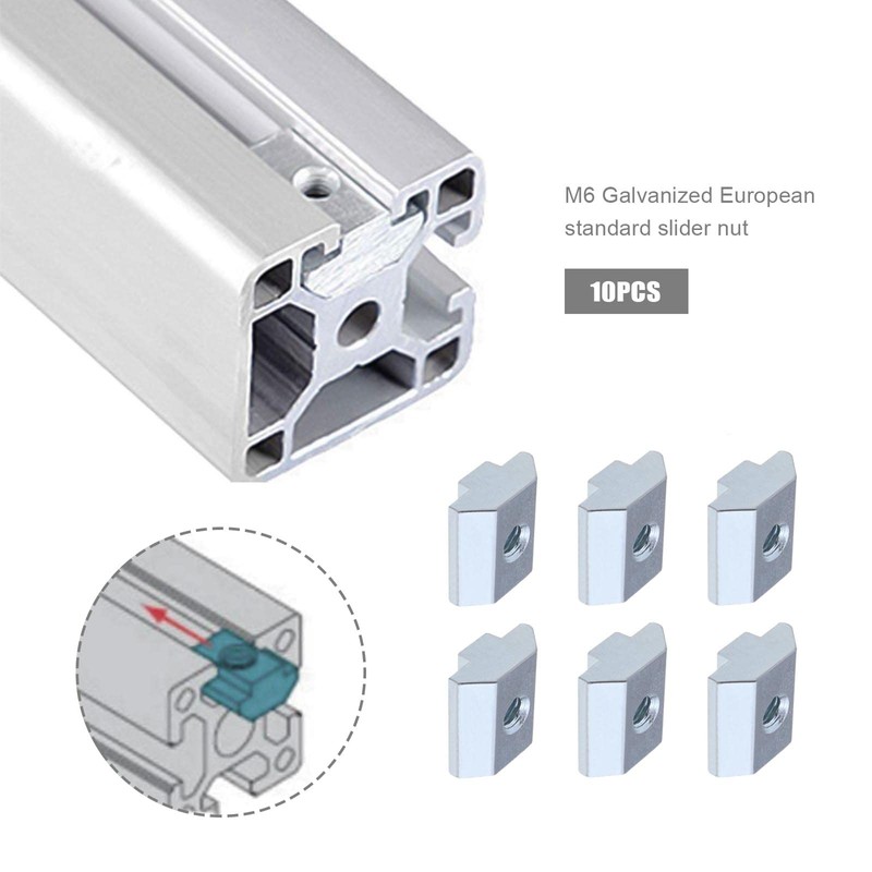 eMagTech 10pcs 40 Series Sliding T Nuts M6 Thread Slide