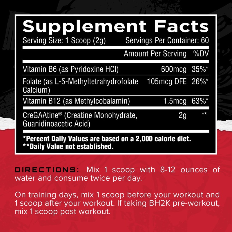 Unmatched CreGAAtine Optimized Creatine | Creatine Monohydrate + GAA (Guanidinoacetic