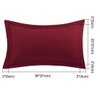 PiccoCasa Pillow Shams Double Brushed Microfiber, 2 Packs Pillowcases with