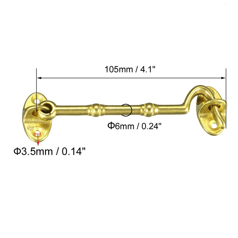 sourcing map 1 Piece 4.1 Inch Cabin Eyelet Lock Door