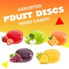 Assorted Fruit Discs Hard Candy (1 Pound Bag - Approx.