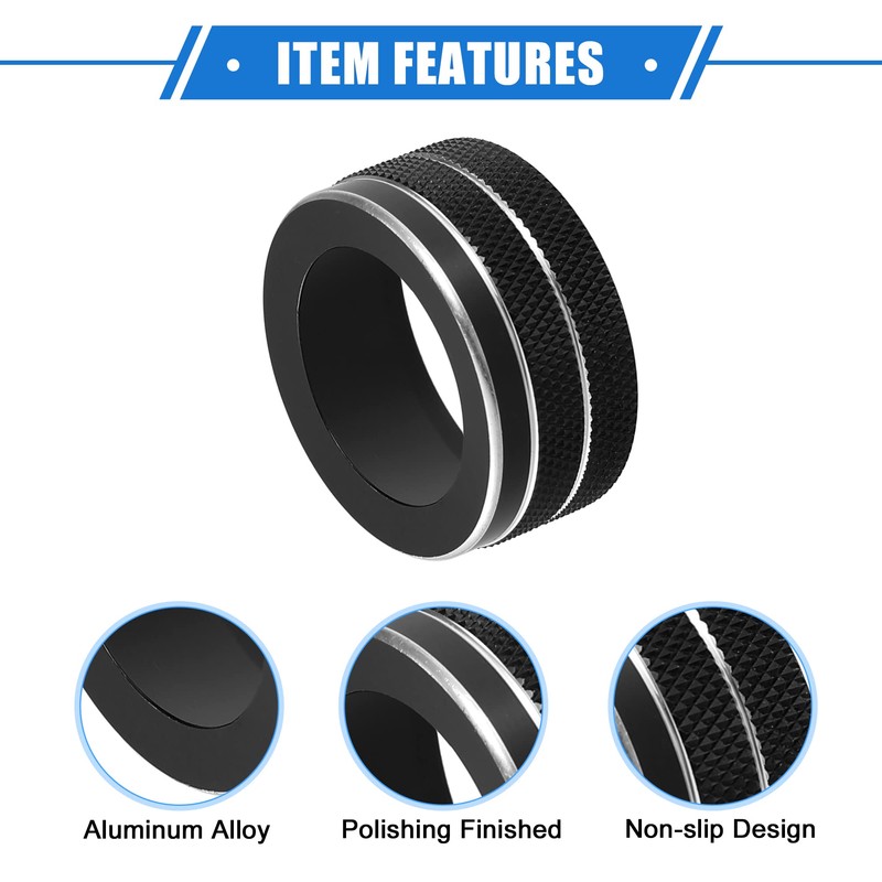QUARKZMAN AC Air Conditioning Rotary Ring Cover Compatible with Jeep