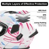 Adult Modular Motorcycle Helmets, DOT Approved Flip up Dual Visor