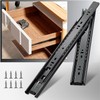 YENUO 5 Pairs Full Extension Drawer Slides Side Mount 10