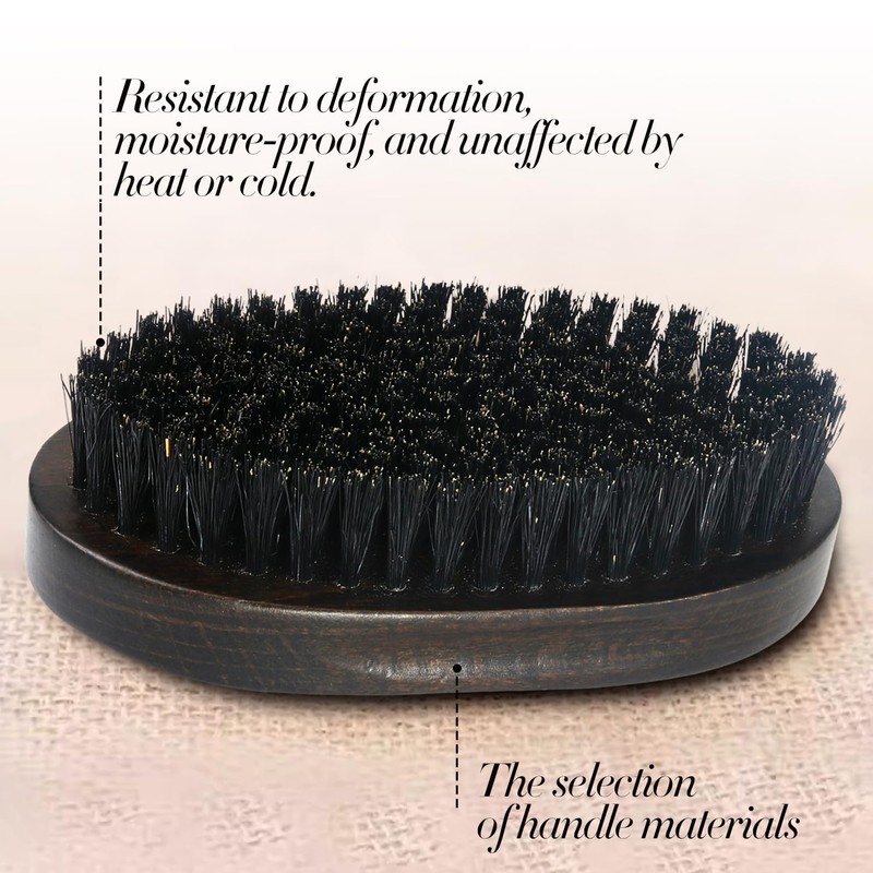 JASKFG Beard Brush For Men,beard comb,boar bristle hair brush,Perfect Beard