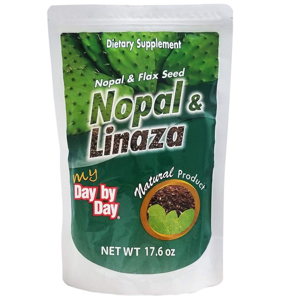 MI FIBRA DIARIA, My Day by Day, Nopal and Flax Seed, Natural Fiber, 17.6 Oz, Bag