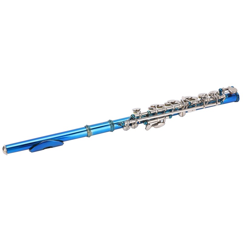 Piccolo Flute Cupronickel Blue +E Key French 6 Holes Piccolos