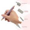 PATIKIL Rhinestone Metal Ballpoint Pen, 6 Pack Crystal Diamond Pens