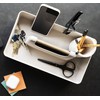 Crushgrind Basel Toolboox Organiser, 33 cm, Off-White, Storage Basket, Cream
