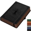 RETTACY A5 Blank Notebook, Leather Hardcover, Thick Notebook, 320 Pages,