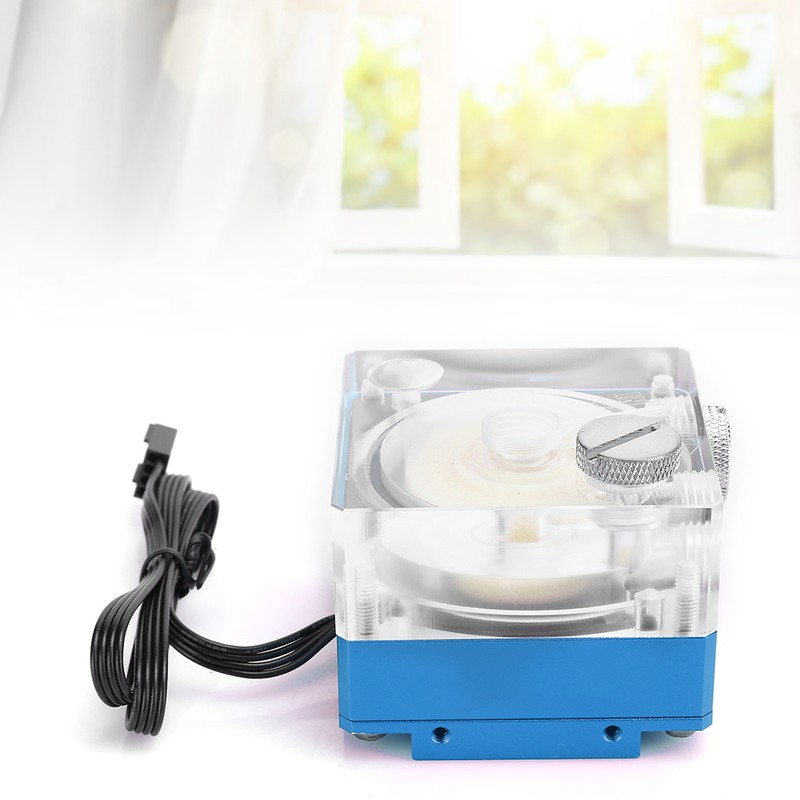 Water Cooling Pump Acrylic Aluminum Computer Accessory Heat Sink Mute
