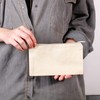 Gejoy 10 Pieces Cosmetic Canvas Pouch Bag Multipurpose Makeup Bag