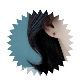 Inilbran Boho Strawberry Earrings Gold Strawberry Fruits Earrings Vintage Strawberry Tiny Earrings Minimalist Funny Red Strawberry Earrings Jewelry for Women and Girls Christmas Gifts