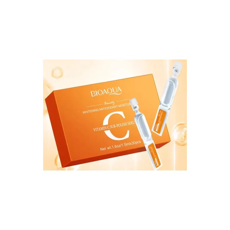 Ampolletas Vitamina C Antiarrugas Antimanchas Aclarante 30pz Momento De Aplicación