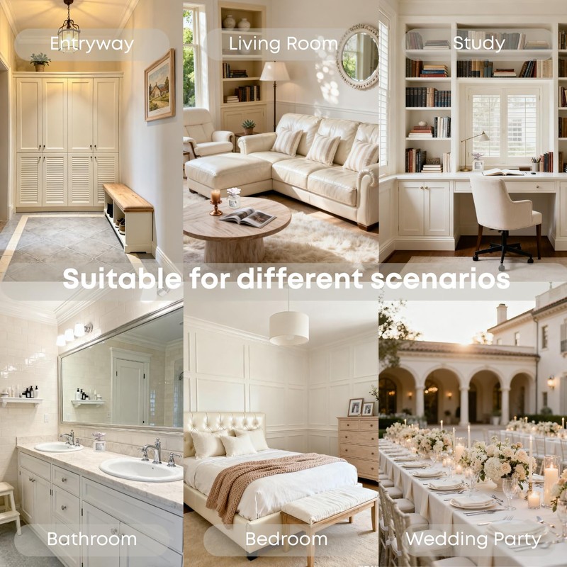 Pretty Valley Home Reed Diffuser Set Ceramic Cactus Fragrance Diffuser-White