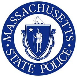 State Police of Massachusetts Seal Vinyl Sticker for Car Vinyl Decal Water Bottle Laptop Decal Phone (2" Set of 2)