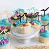 Surfs Up Cupcake Toppers - Wave Cupcake Toppers, Surfboard Cupcake