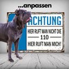 K9 Dog Picture "Dein Hund als Schild Selbstgestalt" [German Language]