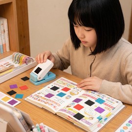 Hole Punch, Craft Punch, Various Shapes, Scrapbooking, Paper Crafts, Compatible with Multiple Materials, Embossing Machine, Manual Type, Handmade Tool, DIY, Cute, Handmade, Notebook Ply, For School