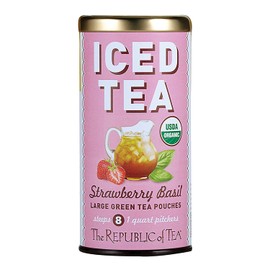 Republic of Tea Strawberry Basil Green Tea, 8-ct