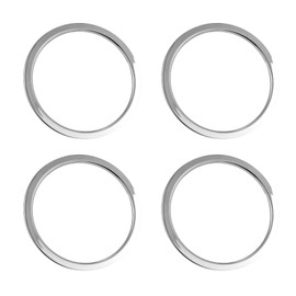 Xuegier for J11 2014-2018 Chrome Car Speaker Ring Shape Sticker Interior Frame Speaker Cover Auto Parts