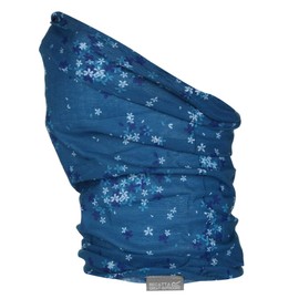 Regatta Kid's K Printed Multitube Lightweight Knitted Strech and Win Resistant Fabric Headwear, Dark Methyl, Sgl, RKC103 2NM000