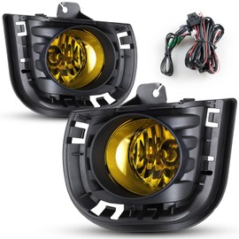 AUTOWIKI Fog Lamp For 2014 2015 2016 Scion TC Fog Lights Assemblies with Wiring Kits 55W 1 Pair Yellow Lens