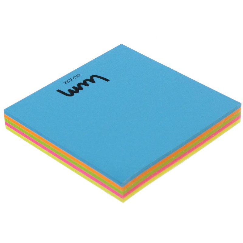 Sunstar Stationery UUUM S2824248 Sticky Blocks, 5 Colors
