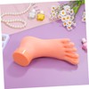 Healeved Nail Art Practice Foot Model Manicure Training Aid Short