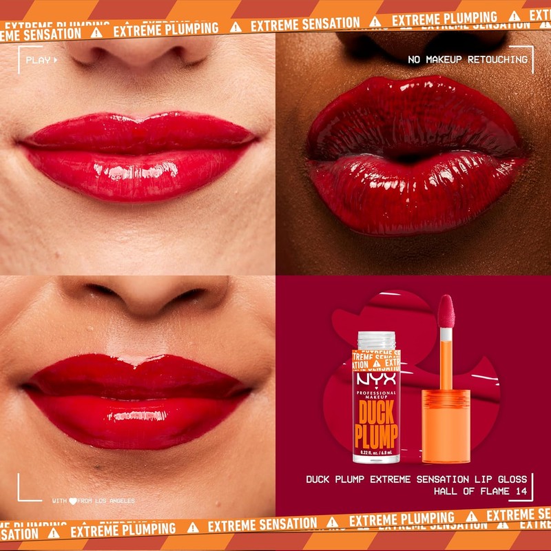 NYX Duck Plump Brillo Voluminizador Efecto Plumping, Tono 14 Hall
