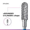 STALEKS PRO Carbide Cutter Bit - Rounded Cylinder (Blue Ring)