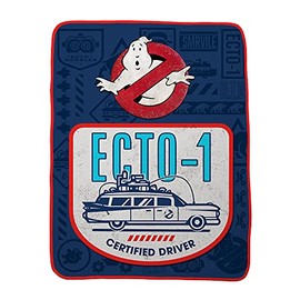 Franco Kids Bedding Soft Plush Micro Raschel Throw, 46 in x 60 in, Ghostbusters Afterlife