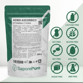 Ascorbic Acid Powder 250 g - Vitamin C Powder - Ascorbic Acid