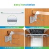 Undermount Sink Brackets, Adjustable Stainless Steel Sink Installation Kit for